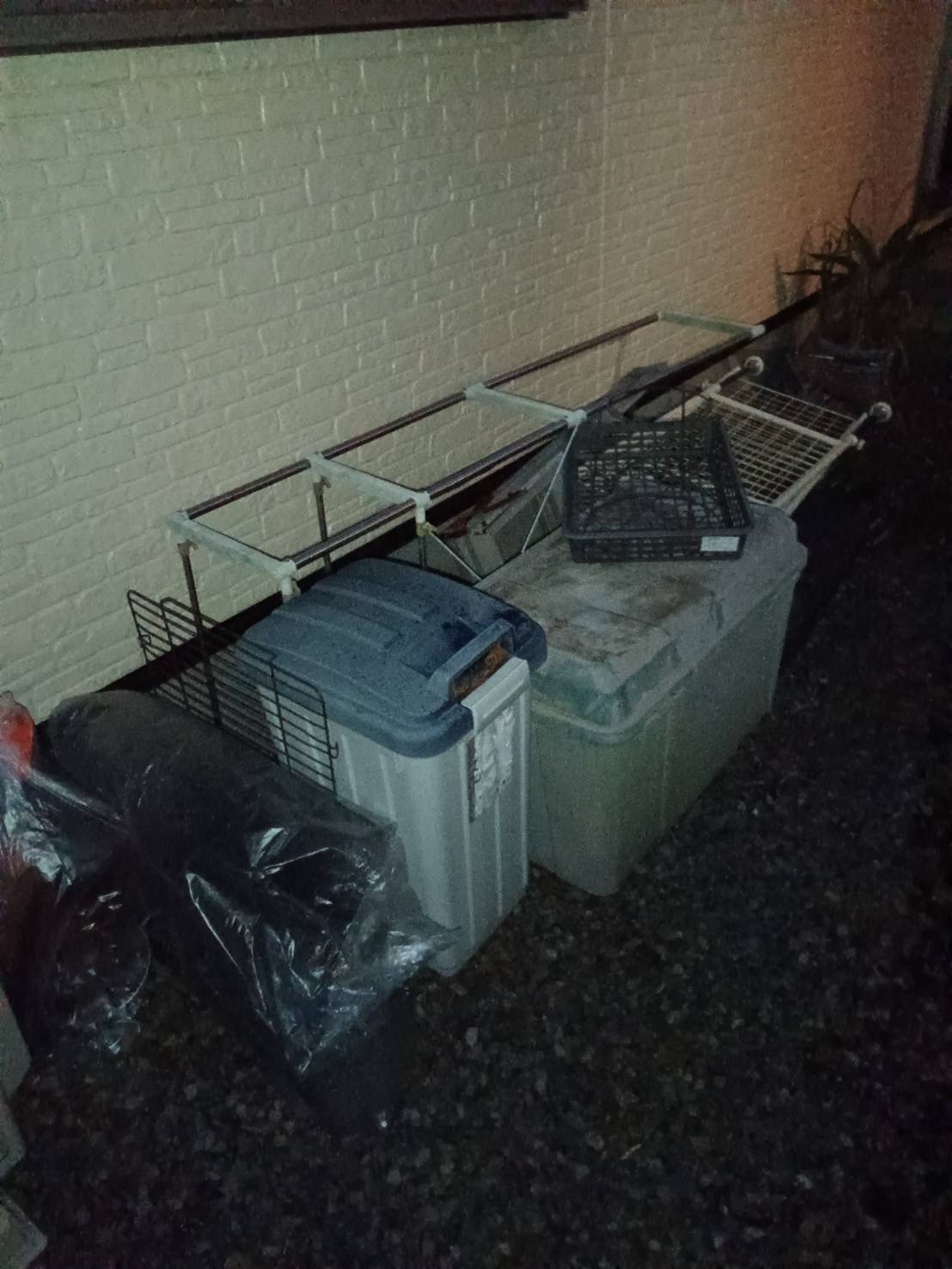 鹿児島県鹿児島市庭丸々片付け実績ビフォー